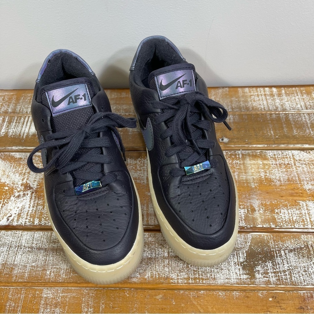 Nike Air Force 1 Sage Low LX 'Oil Grey' Women Sneaker Shoes Size 6.5 - Picture 2 of 14
